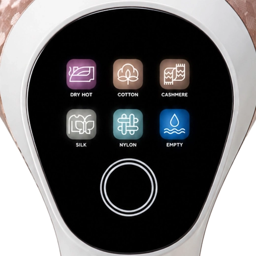 Touch LCD panel with fabric-specific modes