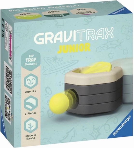 GraviTrax Junior Trap – magical drop for marble run