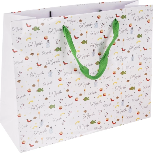 Sac cadeau en papier du Père Noël 32 × 12 × 26 cm