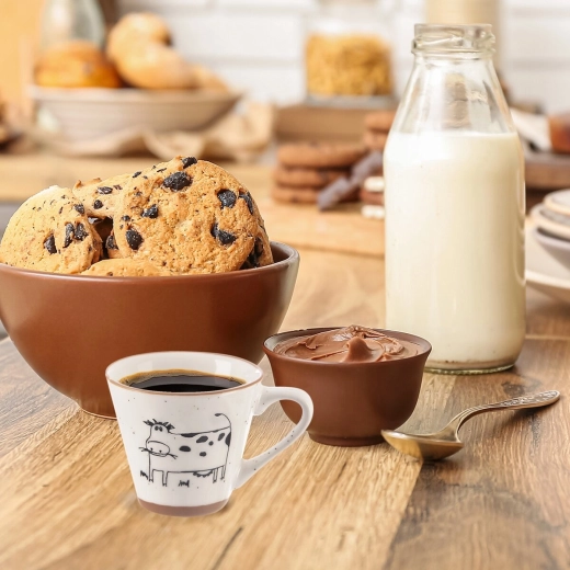 Ideal capacity for espresso (70 ml)