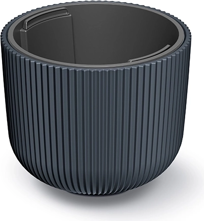 MILLY planter with removable insert 20 cm, anthracite