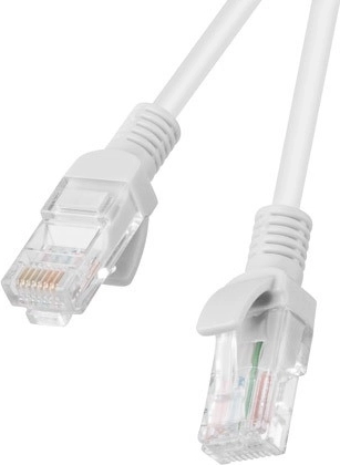 Patchcord categorie 6 Lanberg 0,25 m grijs 10-pack