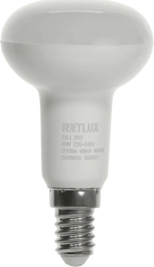 Ampoule LED réflecteur Retlux E14 6 W 4000 K