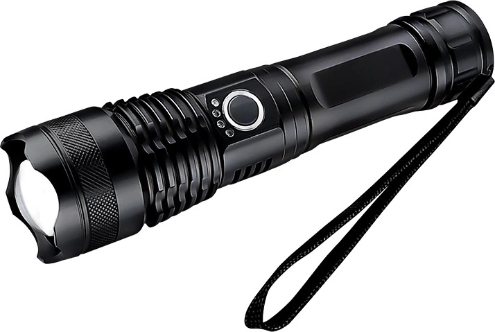 Solight LED-oplaadbare zaklamp 1000 lm met zoom in geschenkverpakking