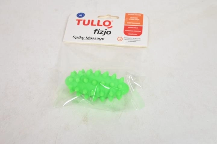 Fizjo Reha-Massage-Roller „Bohne“ mit Noppen 7,4 cm grün