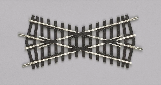 Piko Kruising 30° met houten dwarsliggers