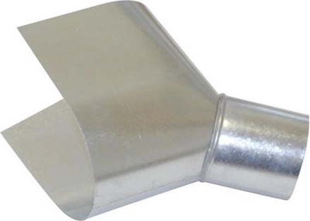 Zinken gootuitloop 100 mm