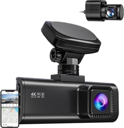 Caméra embarquée REDTIGER F7N Pro 4K UHD avec caméra arrière