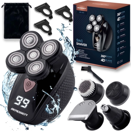 Berdsen BD-265 Electric Shaver, Black