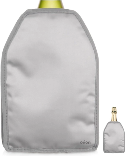 Koelhoes voor fles, zilver