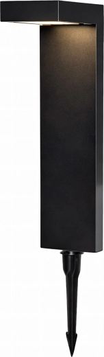 Solar tuin-LED paaltje met schemersensor, 55 cm, 2 stuks