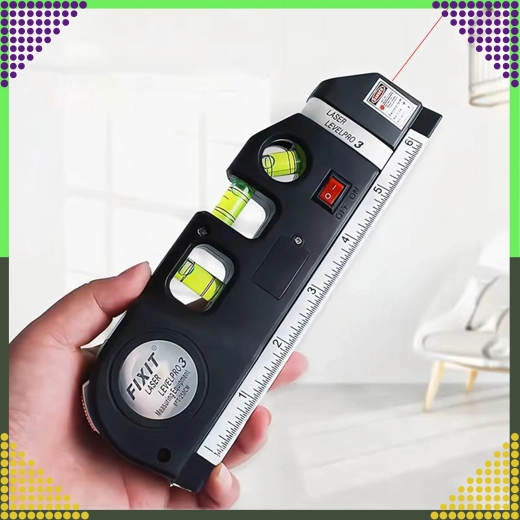 Integriertes 2,5 m Maßband