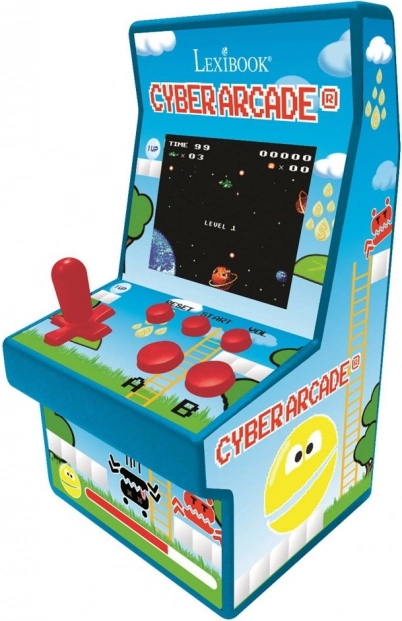 LEXIBOOK Cyber Arcade Mini Arcade Console 2.8" – 200 Games