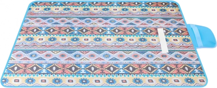 Folding picnic and beach blanket LEAN 200 × 200 cm