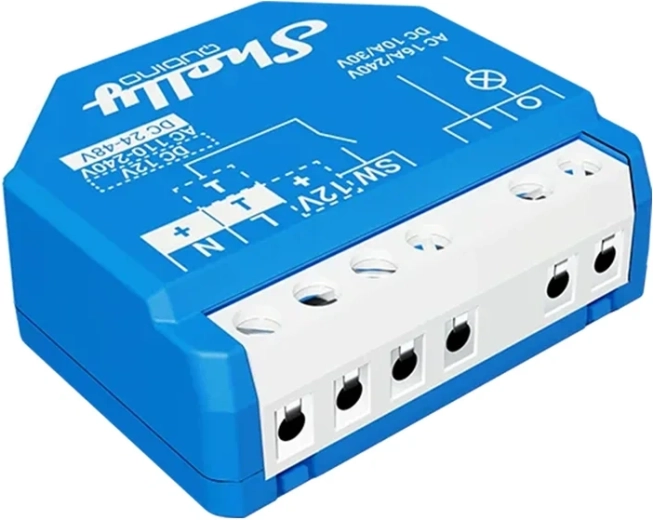Shelly Wave 1 LR interrupteur Z‑Wave à contact sec