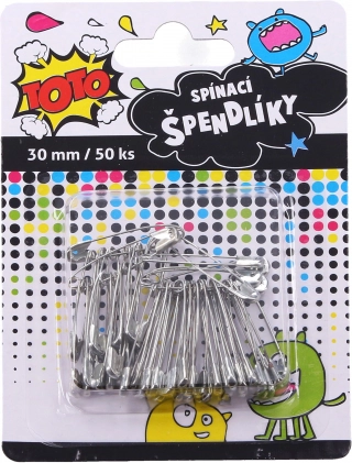 Épingles de sûreté 30 mm, 50 pcs