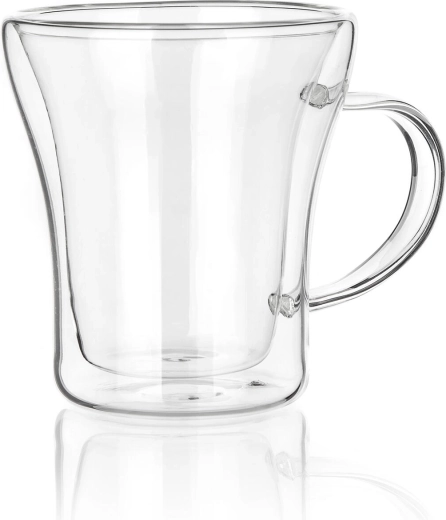 Glass Double-Walled Mug 200 ml DOBLO