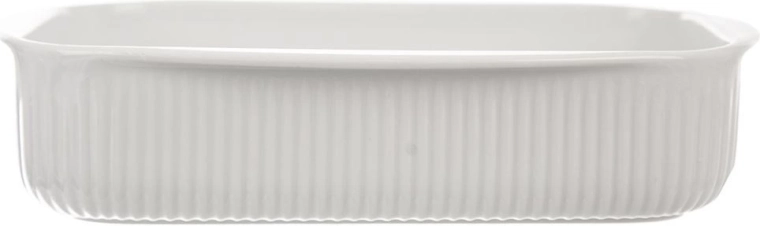 Smooth interior, ribbed exterior