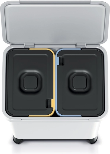 Zwei Kammern für übersichtliches Trennen