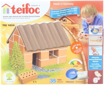 small house – kit made of real fired mini bricks