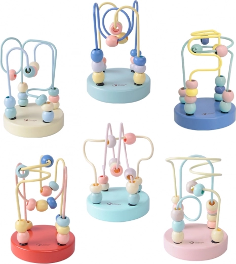 Klassiek houten speelgoed doolhof voor kinderen