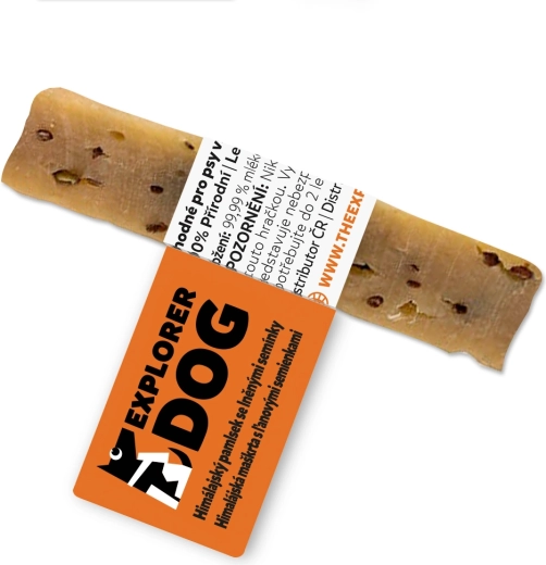 Explorer Dog Himalaya-Käse-Kausnack mit Leinsamen (Größe S)