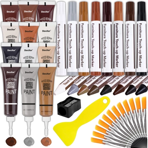 Kit universel de réparation pour panneaux en bois et meubles (42 pièces)