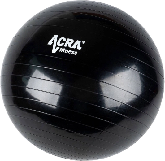 Ballon de gymnastique Acra noir 85 cm