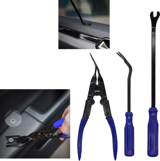 Pliers and hooks for clips and seals