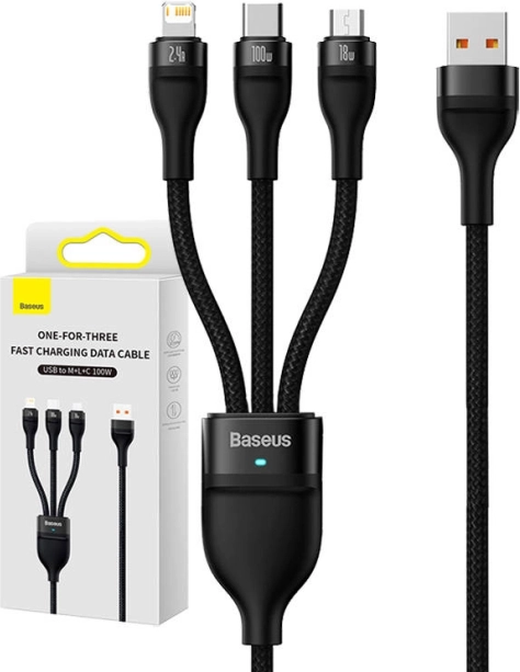Câble USB Baseus Flash Series 3en1