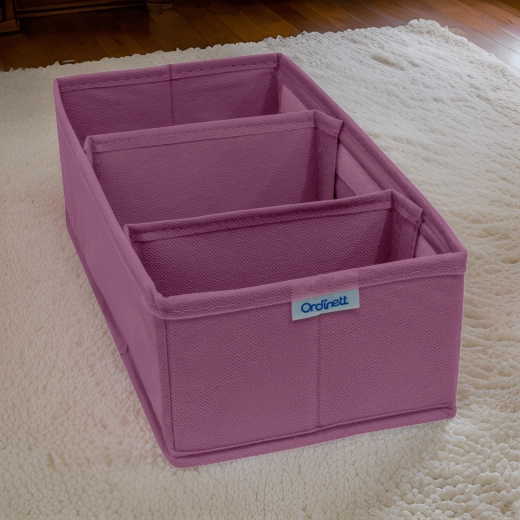 Three compartments for instant overview