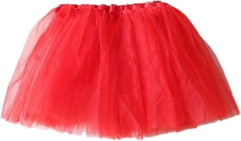 Jupe tutu en tulle rouge pour enfants – carnaval, ballet, spectacle de danse