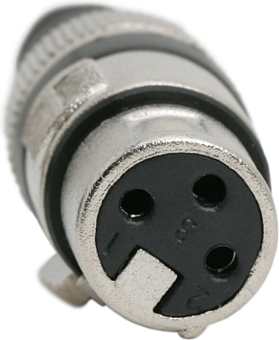 3-polige XLR-aansluiting