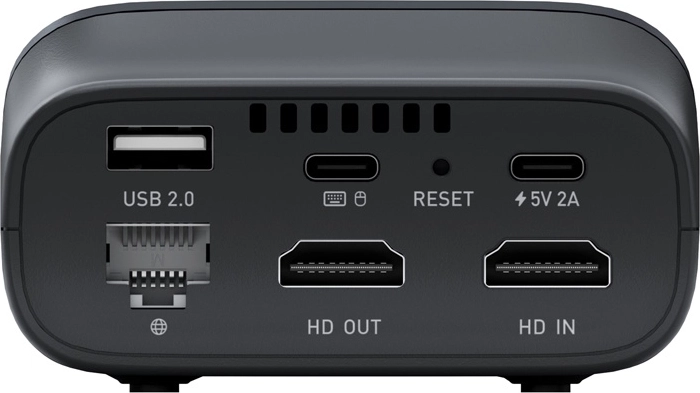 Volledige connectiviteit: HDMI, USB, Ethernet en voeding via USB‑C