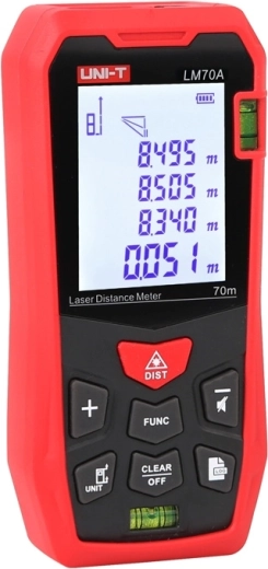 LCD rétroéclairé 2" et niveaux intégrés