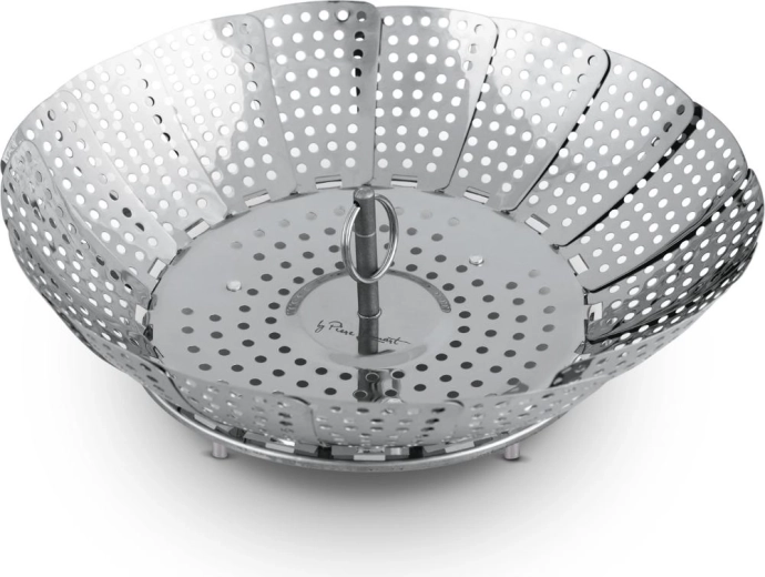 Lamart Paire faltbarer Edelstahl-Dämpfeinsatz 23 cm
