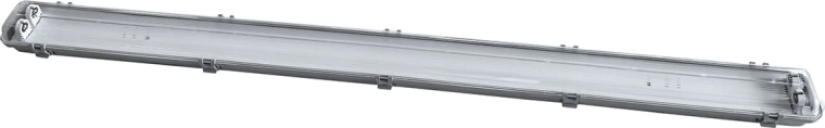 Solight staubdichte Deckenleuchte für 2 LED-T8-Röhren, 120 cm