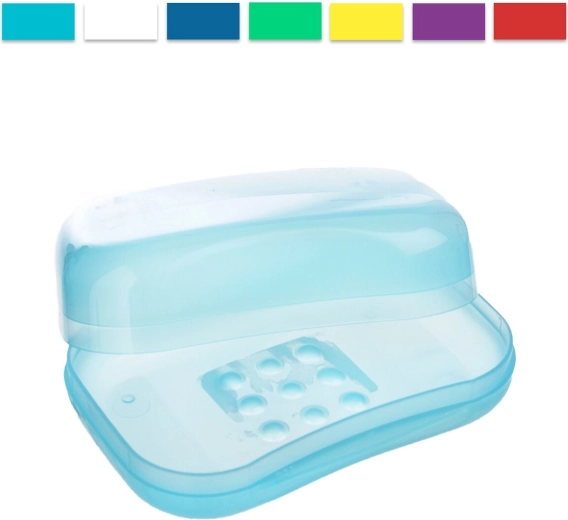 Plastic soap box for bar soap, UH plastic, assorted colors