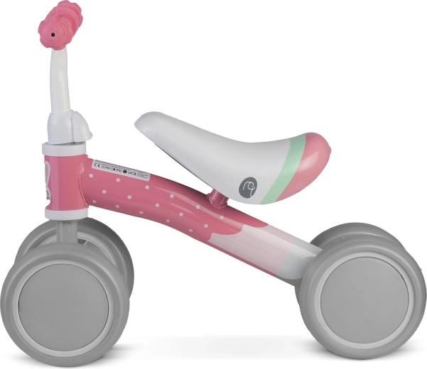 Stabile vier Räder für einen sicheren Start