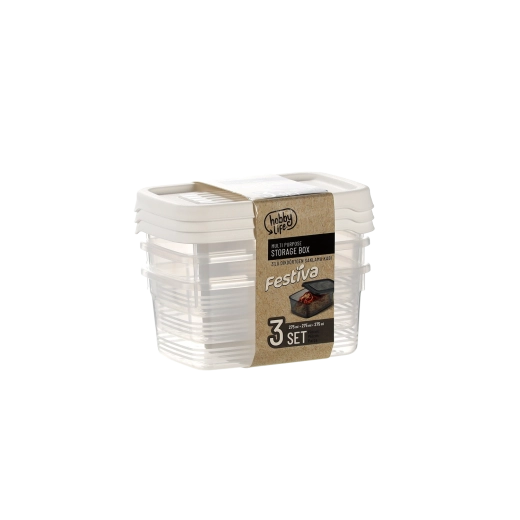 Set of 3 pieces for better organization