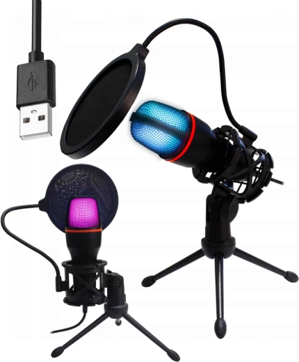 USB-aansluiting en RGB-verlichting