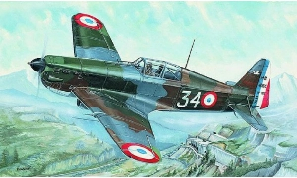 Smer model aircraft kit Morane Saulnier MS 406 1:72