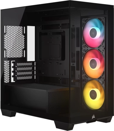 Computergehäuse CORSAIR 2800X RS-R ARGB mATX Panorama schwarz
