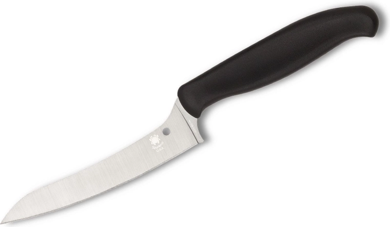 Spyderco Z-Cut pointed-tip kitchen knife black 11.2 cm
