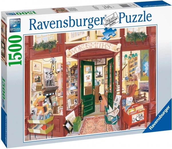 Ravensburger puzzel boekhandel Wordsmiths, 1500 stukjes