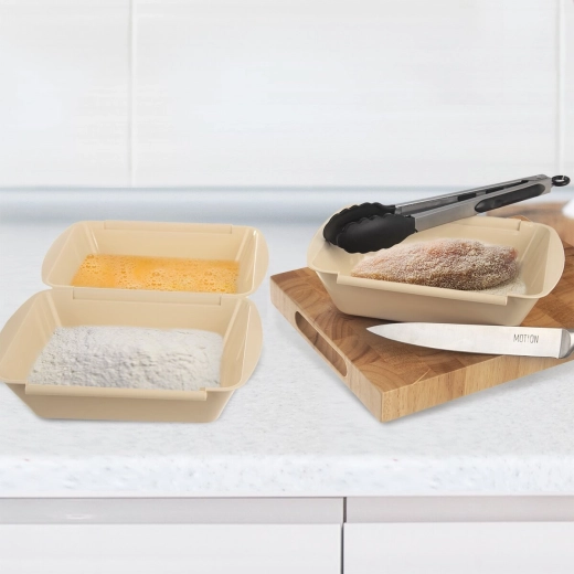 Convenient breading without mess