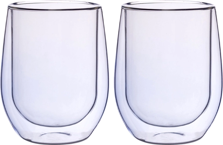Andrea Color Set mit 2 Gläsern 300 ml blau