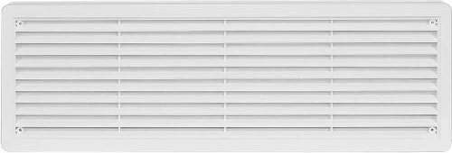 Türlüftungsgitter 400 × 130 mm, weiß, 2 Stk.