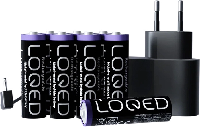Batterie- und Stromversorgungsset für das Smartlock LOQED Touch