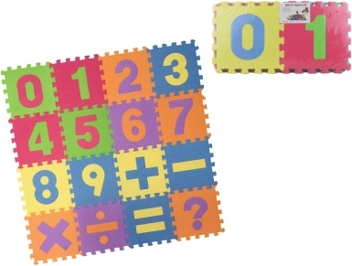 Schuimpuzzel 16 stuks rekenen